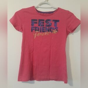 🍁Free With A Bundle Pink Girls Fest Friends Forever T-Shirt